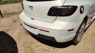 2007-2009 Mazda 3 Rear Bumper Cover Assembly Oem Back White 34K Bap850221ebb