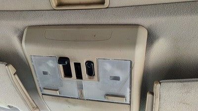 2004 05 Nissan Maxima Center Overhead Console Dome Light Map Lamp Cubby Brown C