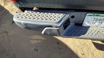 2004-2012 Gmc Canyon Rear Bumper With Mount Brackets Oem Back Step Dented Chrome