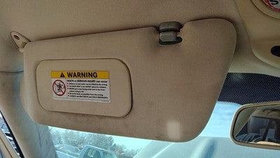 2000-2005 Mercedes Ml350 Driver Left Sun Visor Oem Tan 16381025107F15