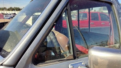 1980-91 Ford F150 Driver Left Front Vent Window Small Door Glass With Frame Oem