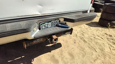 1988-1999 Chevy Silverado 1500 Chrome Rear Bumper With Mount Brackets Oem White