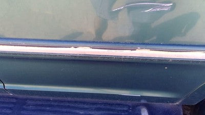97-02 Expedition Driver Left Rear Moulding From Door Back Trim Strip Green Su