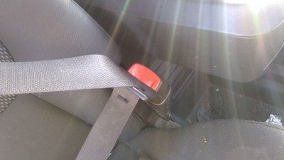 07-09 Pontiac Torrent Passenger Right Front Seat Belt Buckle Receiver Black 19C