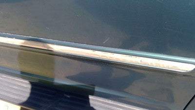 97-02 Expedition Passenger Right Front Moulding From Door Trim Strip Green Su