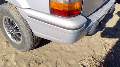 1993-1995 Jeep Grand Cherokee Rear Bumper Cover Assembly Oem Back Silver