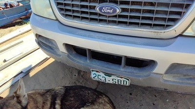 2002-2005 Ford Explorer Front Bumper Cover Assembly Oem Silver Ts 1L2z17d957paa