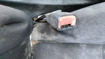 2002-2005 Dodge Neon Passenger Right Front Seat Belt Buckle Receiver Oem Black