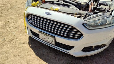 2013-2016 Ford Fusion Front Bumper Cover Assembly Oem White Yz Ds7Z17D957Aaptm