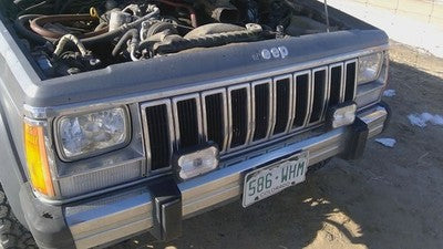 1984-1992 Jeep Cherokee Complete Header Panel With Grille 83506616 83506616