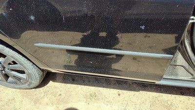 04-09 Mazda 3 Passenger Right Rear Moulding From Door Back Trim Strip Black 16W