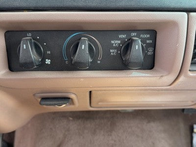 1995-1997 Ford F250 Temperature Control Module In Dash Heater Ac Head Unit Oem