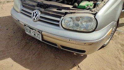 1999-2002 Vw Cabrio Convertible Front Bumper Cover Assembly Oem Silver