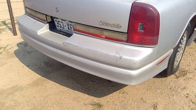 1988-1991 Cutlass 2 Door Rear Bumper Cover Assembly Oem Back Silver