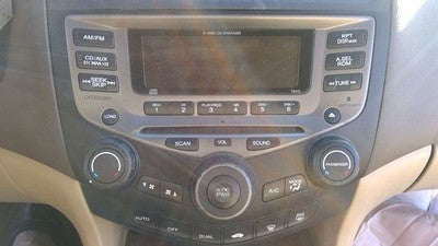 2004-2007 2006 Honda Accord Stock Radio Oem Factory Stereo 6 Disc Cd Changer