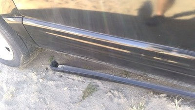 2001-2002 Subaru Forester Driver Left Front Moulding From Door Trim Strip Black