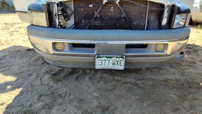 1994-2001 Ram 1500 Chrome Front Bumper Assembly With Brackets Oem 55076599ad
