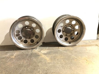 91-92 Rodeo Set Of 4 15 Steel Wheels With Trim Rings & Hub Caps Wheel Cover