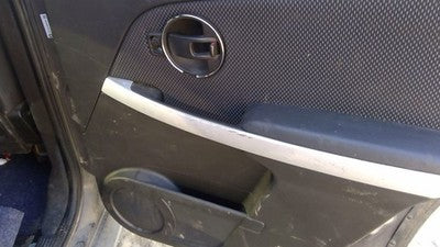 06-08 Torrent Passenger Right Rear Inside Door Trim Panel Only Back Black 19C