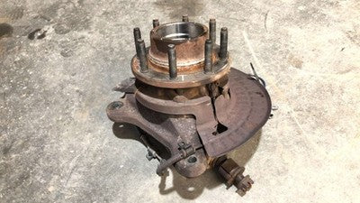 13-16 F250 Driver Left Front Spindle Steering Knuckle With Wheel Hub Oem 4X4