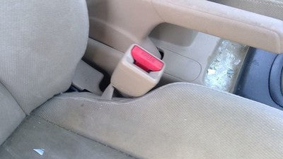 2001-2005 Honda Civic Passenger Right Front Seat Belt Buckle Receiver Oem Tan