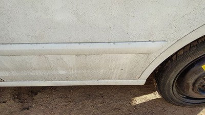 01-03 Hyundai Elantra Driver Left Rear Moulding From Door Back Trim Strip White