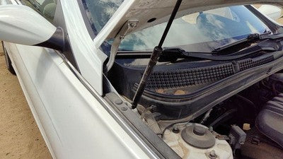 11-15 Sonata Passenger Right Hood Hinge Assembly Shimmering White Mica Wj