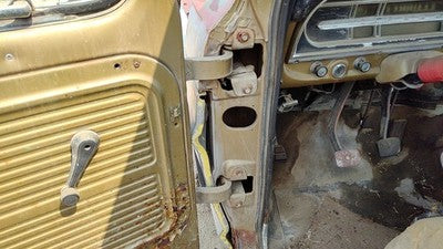 1967-1972 Ford F100 Driver Left Hinges Pair Set Upper And Lower Oem Door