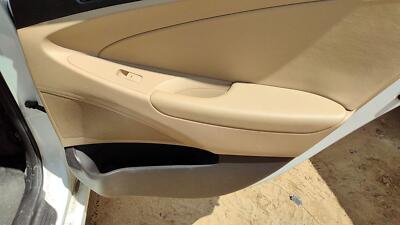 11-14 Hyundai Sonata Passenger Right Rear Inside Door Trim Panel W Switches Back
