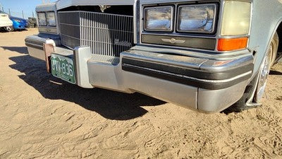 1982-1984 Deville Sedan Chrome Front Bumper Assembly With Mount Brackets Oem