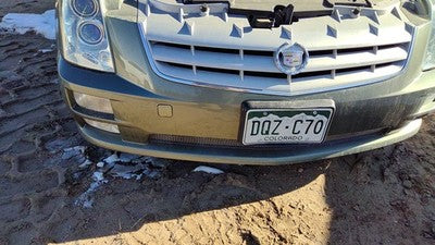 2005-2007 Cadillac Sts Front Bumper Cover Assembly Oem Green 92U 25994577