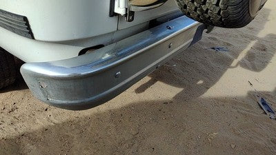 1978-1996 Gmc Van 3500 Chrome Rear Bumper Assembly With Mount Brackets Oem Back