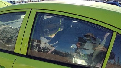 2004-2009 Mazda 3 Driver Left Rear Side Window Door Glass Oem Back Ban673511
