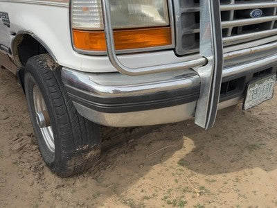 1993-1997 Ford F250 Front Bumper With Brackets Assembly Oem Ftf250