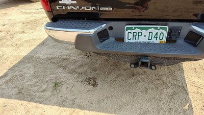 2008-12 Gmc Canyon Rear Bumper Assembly With Mount Brackets Oem Chrome 20815916