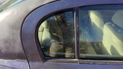 05-10 Chevy Cobalt Passenger Right Rear Vent Window Back Door Glass With Frame