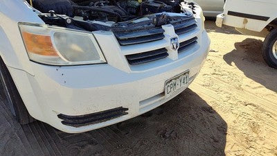 2008-2010 Dodge Grand Caravan Front Bumper Cover Assembly Oem White Pw1