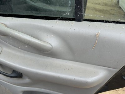 00-02 Expedition Passenger Right Rear Door Trim Panel With Switches Back Gray 12