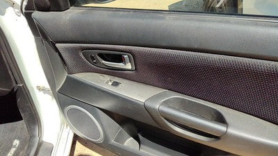 07-09 3 Passenger Right Front Inside Door Trim Panel With Switches Black Br6