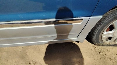 99-03 Windstar Passenger Right Front Moulding From Door Trim Strip Blue Lv Ts
