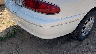1997-2005 Buick Century Rear Bumper Cover Assembly Oem Back White 12369157