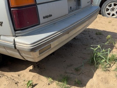 1986-1989 Olds 88 Rear Bumper Cover Assembly Oem Back Silver 22525201