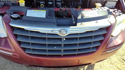 05-07 Town & Country Front Grille Oem Chrome With Top Plastic 4857957Aa