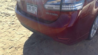 10-12 Lexus Hs250h Hybrid Rear Bumper Cover Assembly Oem Back Red 3r1 5215975902