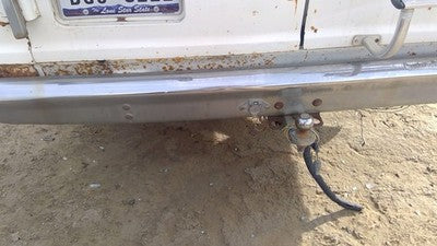 1975-1985 Ford Van E250 Chrome Rear Bumper Assembly With Brackets Oem E8uz17906a