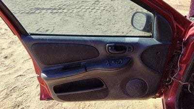 2003-2004 Dodge Neon Driver Left Front Door Trim Panel With Master Switch Black