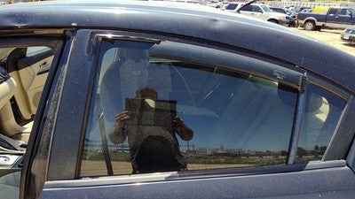 2004-2009 Mazda 3 Driver Left Rear Side Window Door Glass Oem Back Ban673511