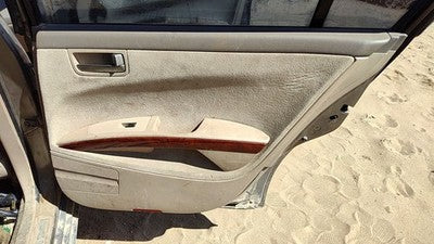 2004 Nissan Maxima Passenger Right Rear Inside Door Trim Panel Only Back Brown C