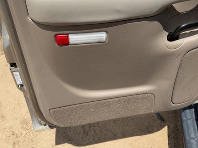 2001 Chevy Suburban Driver Left Rear Door Trim Panel With Switches Back Tan 52I