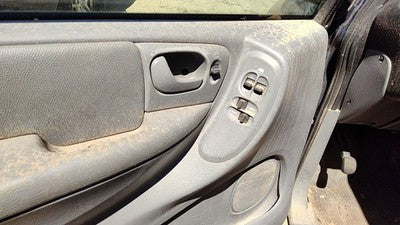04-06 Town & Country Driver Front Door Trim Panel With Master Switch Gray D5